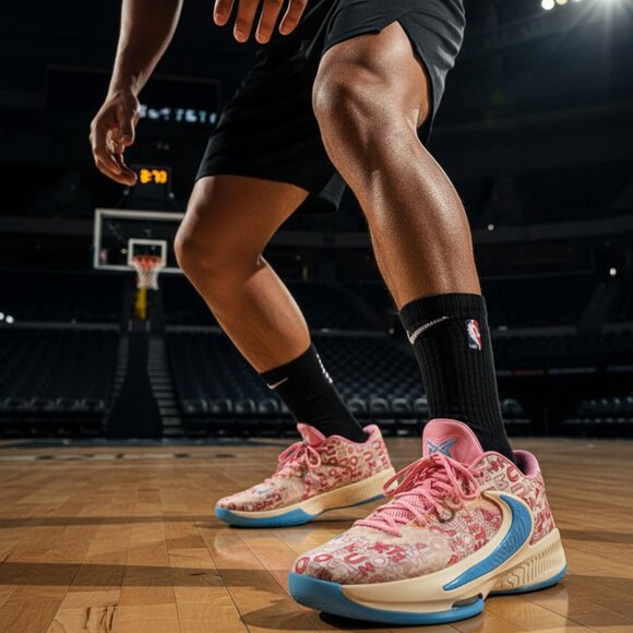 Nike zoom freak 2 pale vanilla/blue FB9503 200 Men's sz 18 - Picture 1 of 9